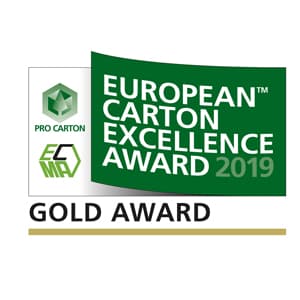 European Carton Excellence Award 2019 Gold Award
