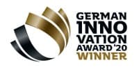 Logo and Link to German Innovation Award 2020 Nominée
