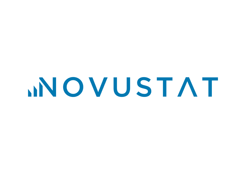 Logo and Link of Novustat